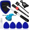 Telescopic Microfiber Car Window Cleaning & Defogging Brush Set