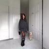 Autumn 2024 Casual College Style Knitted Sweater and Short Skirt Set for Women
