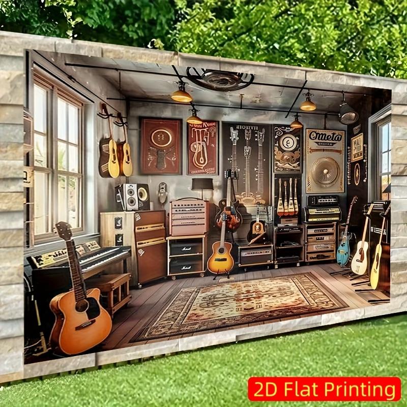 2D Plane, 2D Plane - 2D Plane, 2D Plane - 1 piece of 2D polyester material party banner 47.2x31.5inch/120*80cm