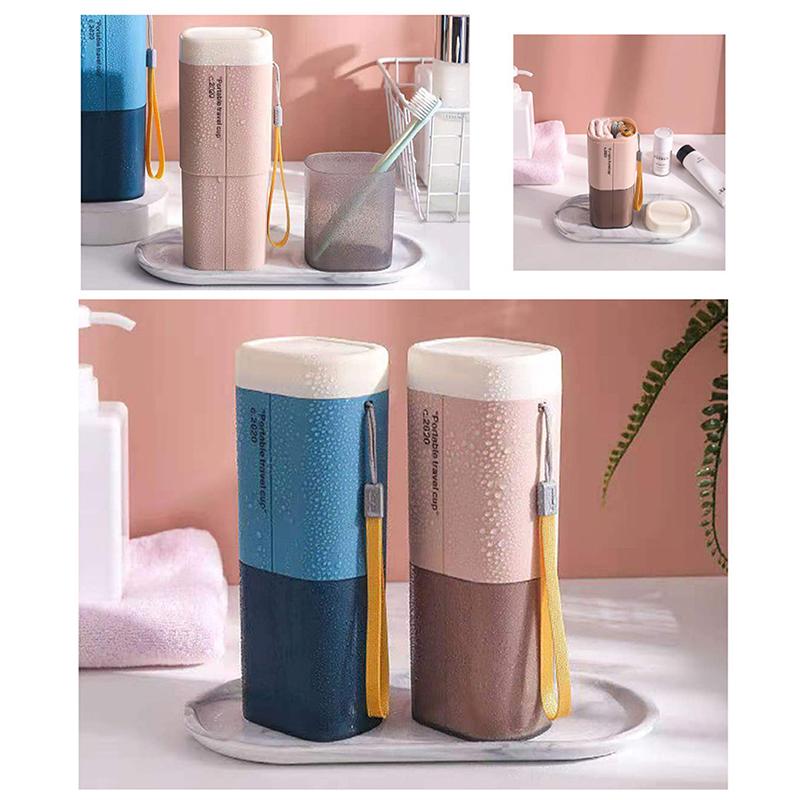 Travel Toothbrush Toothpaste Holder Storage Box Portable Toothbrush Case Organizer For Outdoor Travel Bathroom Accessories
