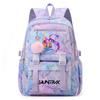 Cute Cartoon 26 English Letters Printed Backpack Schoolbag for Teenager Student Girl Boy Bookbag Large Capacity Waterproof Travel Bag Mochila