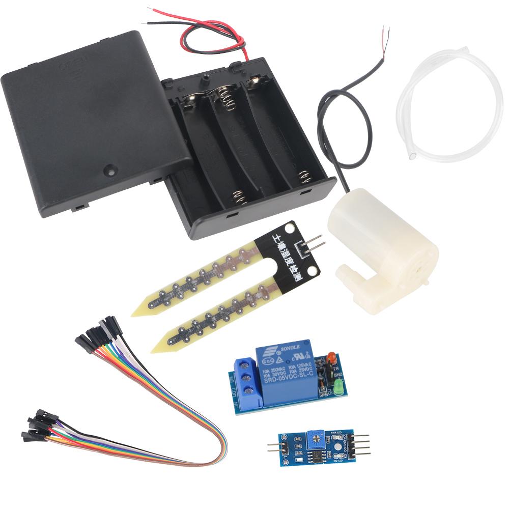 Water Pump Module Kit DIY Soil Moisture Detection Watering Irrigation System Automatic Garden Drip Watering
