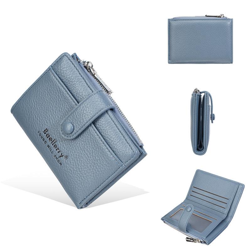 Baellerry Women Fashion Hasp Bi-fold Wallets Classic Design Coin Purse
