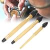 3pcs Copper Pin Vise Twisted Drill Bit Hand Drill Watch Repairing Tool Accessory