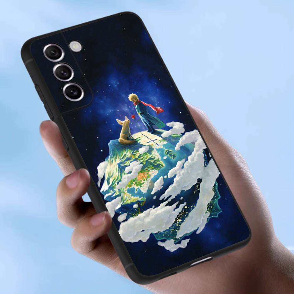 Oil Painting The Little Prince Case For Samsung Galaxy Case S25 S23 S22 S21 S30 S20 S10 Ultra Plus FE TPU Soft Cover