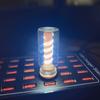 1Pc New Spiral USB Night Light Touch Bedside Car Atmosphere Light Ceramic LED Glass Bottle Romantic Mini