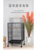 Multifunctional Iron Bird Cage: Parrot Villa with Large Space and Multiple Layers