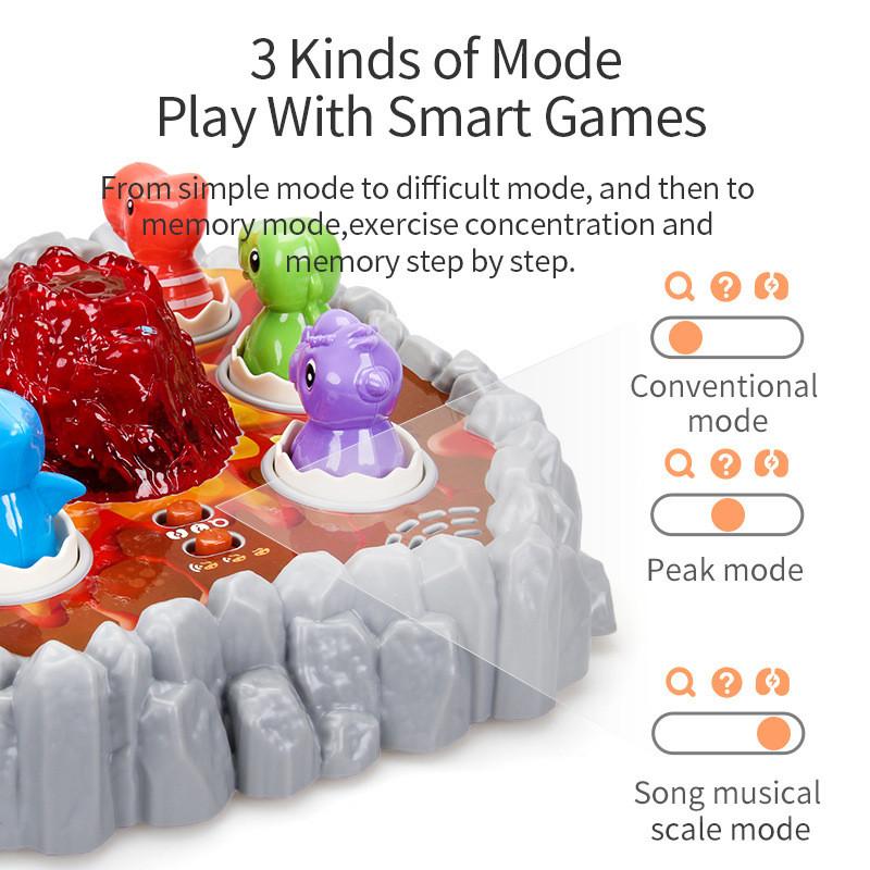 Childrens Electric Volcano Model With Spray Light For Educational Dinosaur Play Scene