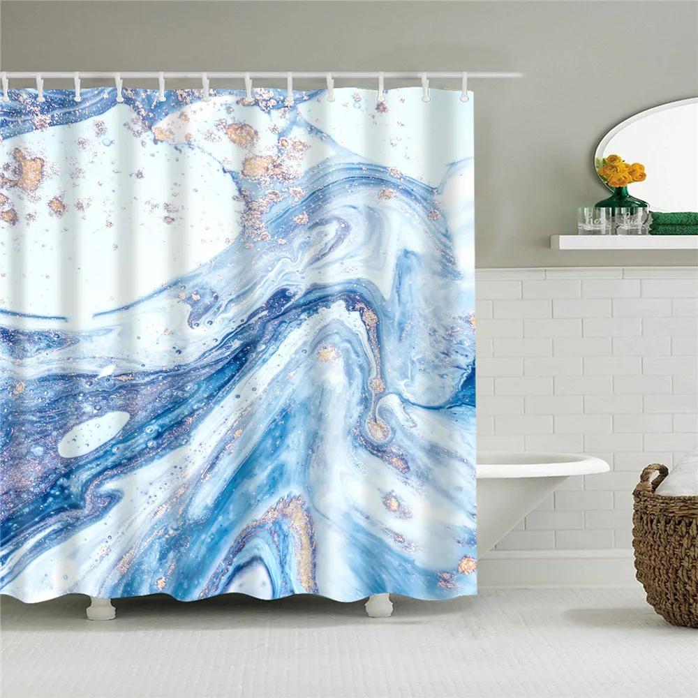 Cartoon Animals Elephant Flamingo Bathroom Curtains Waterproof Polyester Flowers Plant Printed Shower Curtains With 12 Hooks