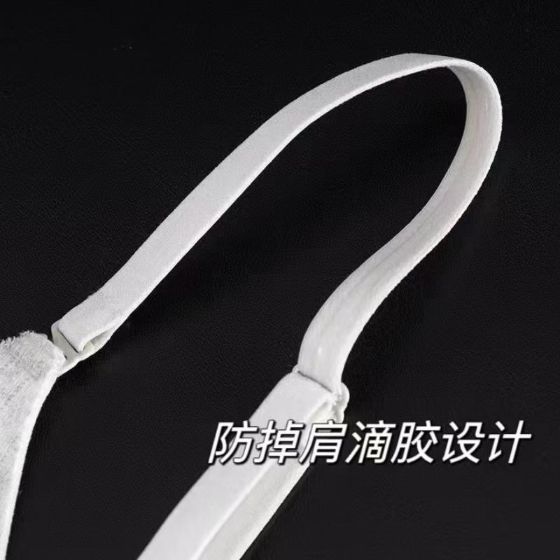 U-shaped beautiful back underwear anti-shoulder big backless special invisible neck small chest expansion shows large bra summer