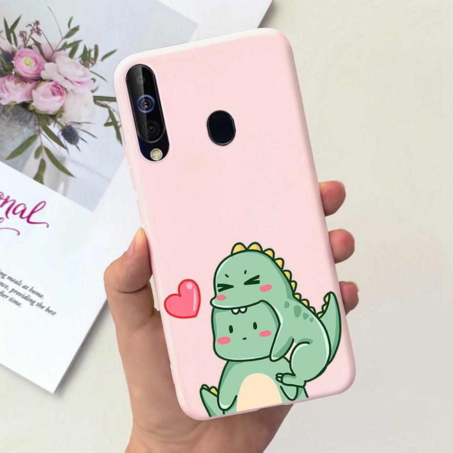 Phone Case For Samsung Galaxy A60 Cute Cartoon Candy Color Soft Silicon TPU Cases For Samsung M40 A60 SM-A606F A606Y M405F
