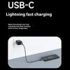 TOTU CB-17-T 120cm USB-A to Type-C Data Cable 25W Smart Auto Disconnect Braided Fast Charging Cord