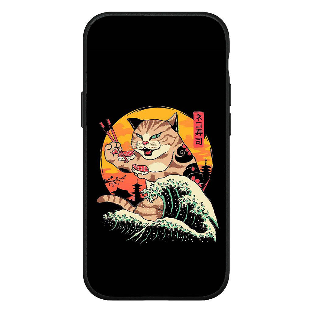 Cover for iPhone 16 15 Xiaomi Redmi Note 14 13 12 11 Pro Max 16e Samsung Galaxy S25 S24 S23 Moto OPPO Huawei Samurai Skeleton Ninja Bushido Phone Case