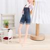 Denim Jeans Doll Suspenders Trousers Outfit Cloth  Fashion   Doll Decoration