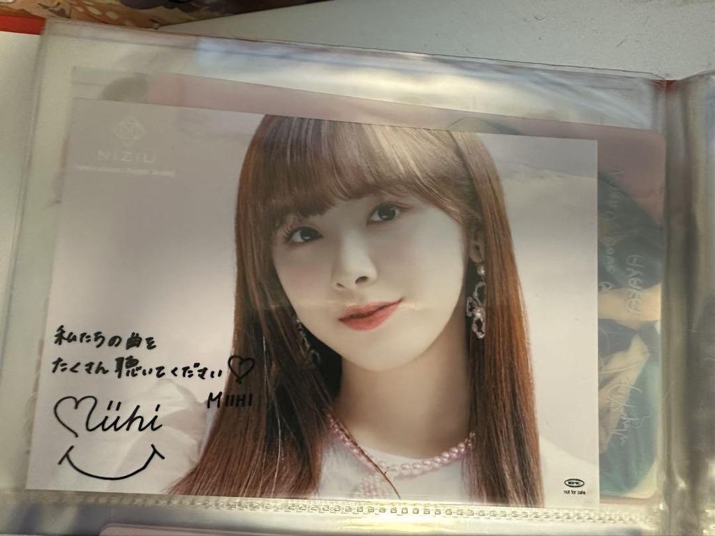 [USED] Take Apicture Signed Photo Card NiziU