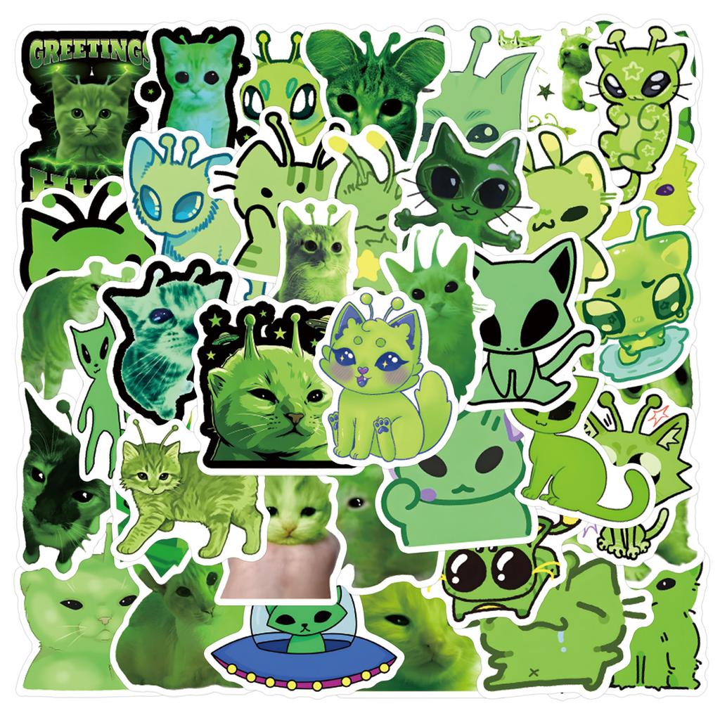 55 Pcs Stickers for Bottles, Skateboards, Laptops - DIY Decorative Decals for Scrapbooking