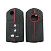 Mazda 4-Button Silicone Key Cover for Ma6 Atenza CX4 CX5 - Honeycomb Design