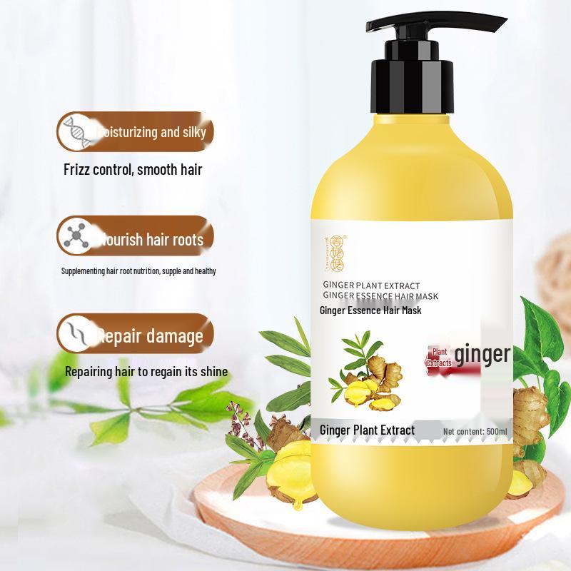 Plant-Based Ginger Shampoo: Anti-Dandruff, Anti-Itch, Oil Control, Long-Lasting Fragrance