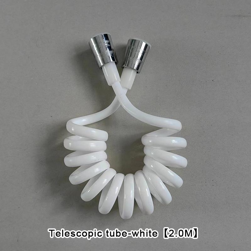 [C3]Toilet Spray Nozzle Bidet Hose Telescopic 1.5/2 Meter Spring Inlet Hose Telephone Line Shower Head Hose