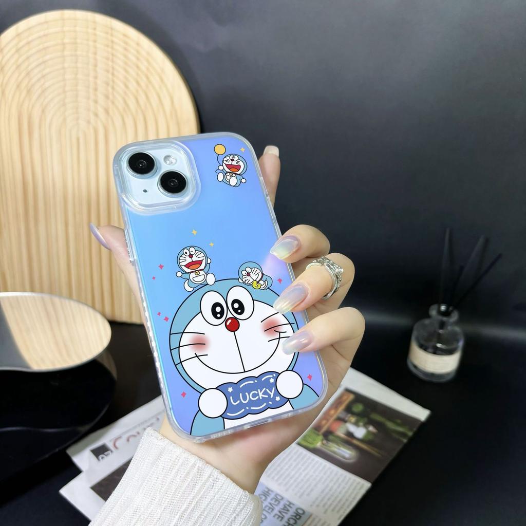 Applicable To Apple 16promax Mobile Phone Case Iphone1415 Chameleon 131112IMD Doraemon AIMD