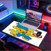 Custom Name Personalized Bamse Pattern Mousepad, Laptop PC Desk Mat, Decorative Desk Mat for Home Keyboard Pad Gift