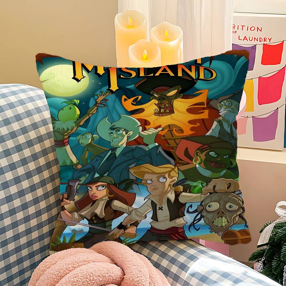 Classic Game The Secret Of Monkey Island Pillow Cover Design Cushion Cover Decor Holiday Decorati