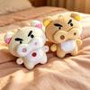 New Cute Bear Pig Plush Keychain Funny Expression Soft Toy Pendant Cartoon Doll Kawaii Decor Bag Xmas Cute Gift For Friends Kids