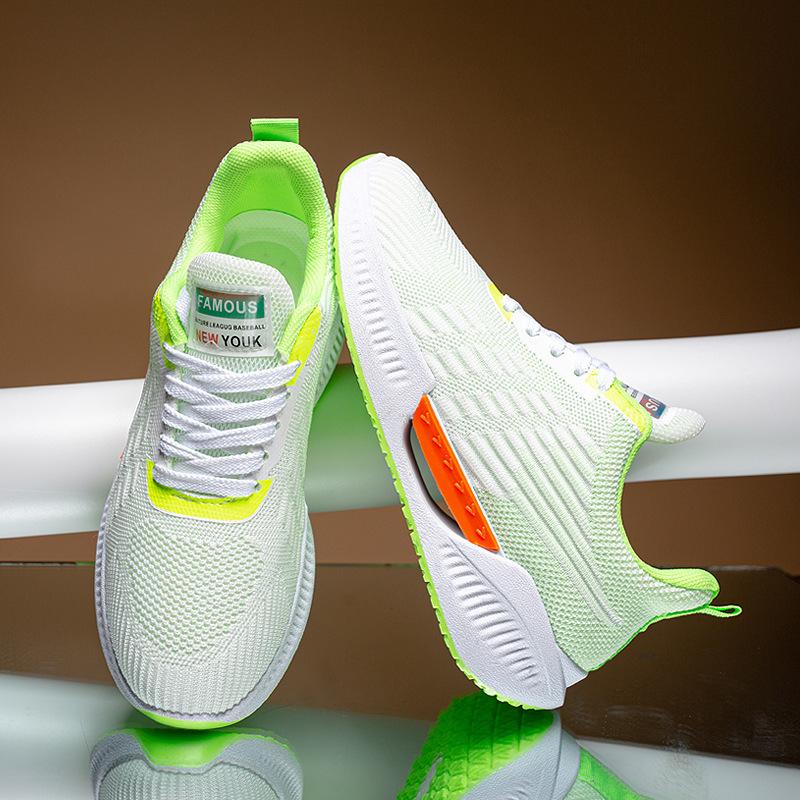 Neue Liebesschuhe Trendige Plateau-Freizeitschuhe für Herren Bequeme Flyknit-Schuhe Herren- und Damen-Sneaker