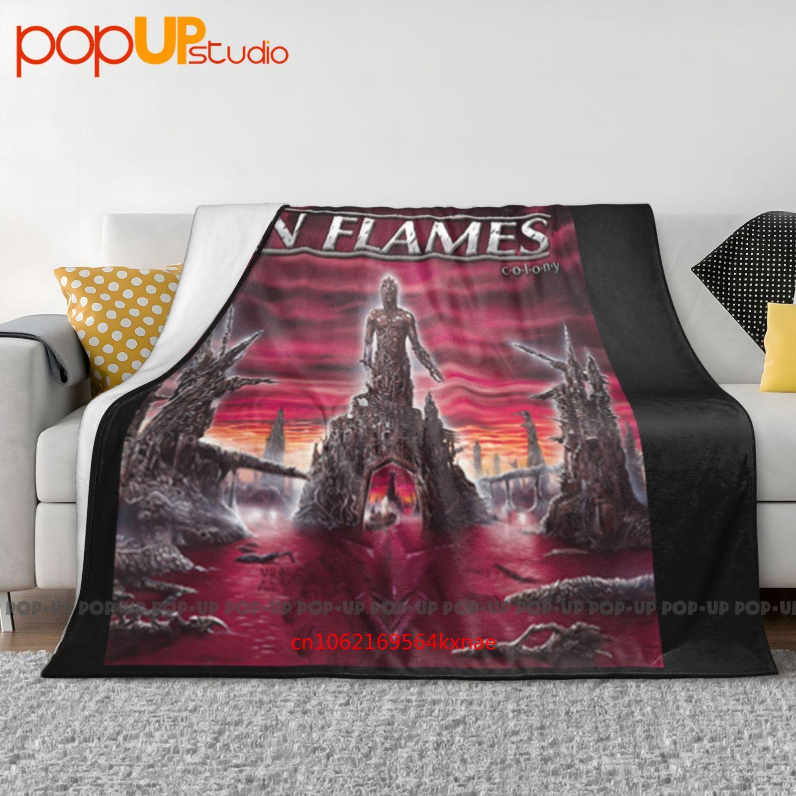 

In Flames Colony Album Cover 1999 Heavy Metal Ultra-Soft Blanket Quilt Winter Sofa Cover Bed Covers 30x40in