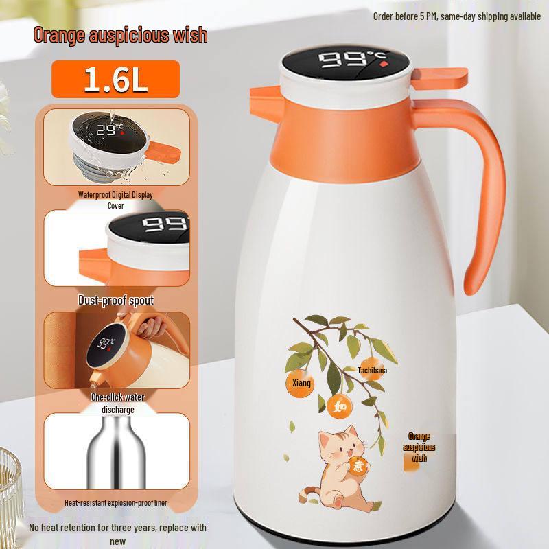 2026 New Insulated Large-Capacity Hot Water Kettle & Bottle