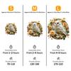 White Owl Wooden Puzzle Irregular Animal Shape Block Flat Wooden Puzzle