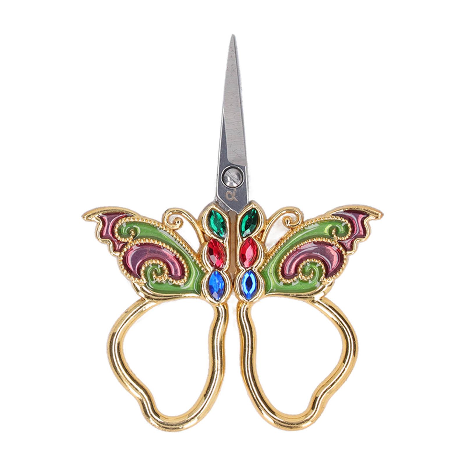 

Ножницы для шитья в винтажном стиле из нержавеющей стали, режущие, декоративные, портативные, практичные, 3,5x6,4x8,3 см