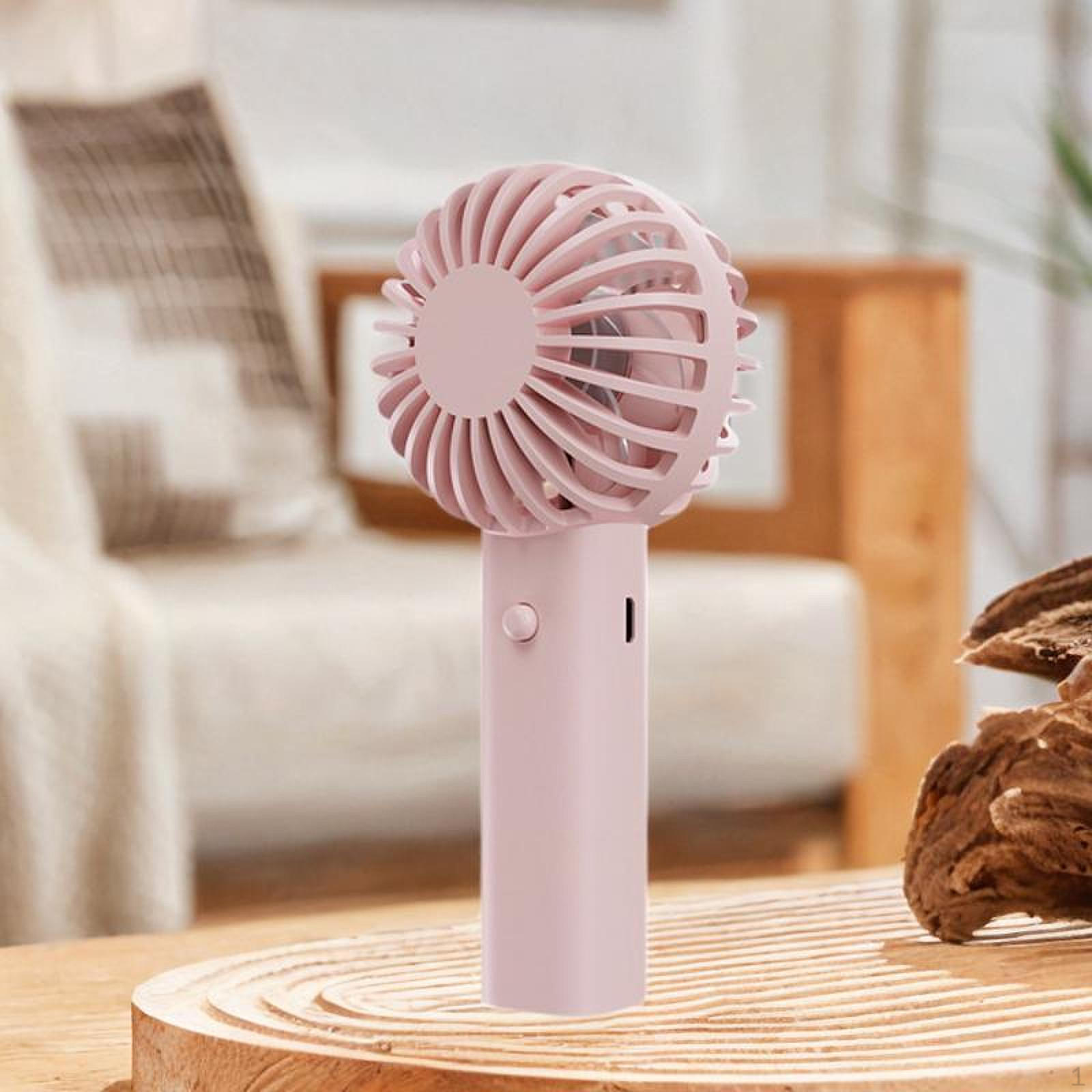 

Компактный ручной вентилятор с регулировкой для путешествий и использования на открытом воздухе розовый