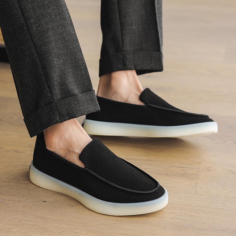 Fashion Classics Business Dress Shoes Moccasins Slip on Loafers Driving Shoes for Men Outdoor Casual Flats Leather Men's Business Shoes