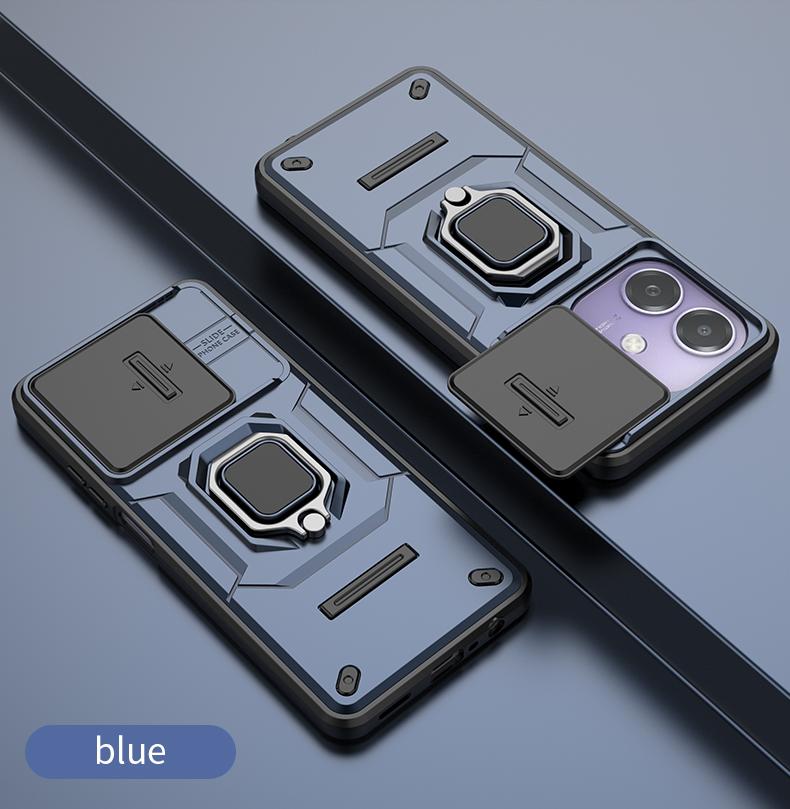 Armor Shockproof Case For OPPO A40 4G A40M A60 A80 5G A3 Pro A3x Protective Cover Magnetic Ring Stand Holder Coque Fundas Capa