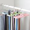 1Pc Belt Hanger Multifunctional Space Saving Luxury Display Belt Organizer With 12 Slot Tie Scarf Hanger Closet Storage Holder