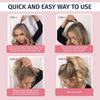 Hair Claw Transparent Plastic Hair Clip Anti-slip Teeth Adjustable Buckle Design Lightweight Invisible Hair Holder Hair Accessories