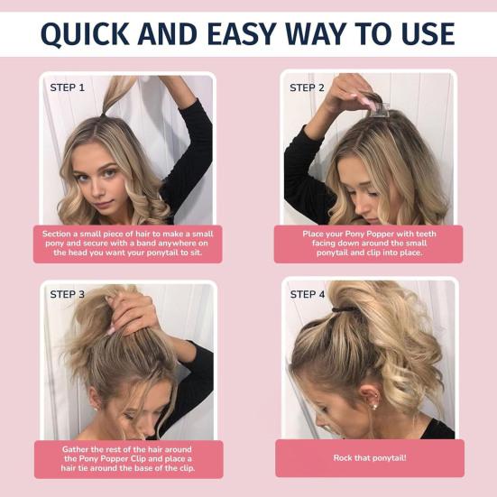 Hair Claw Transparent Plastic Hair Clip Anti-slip Teeth Adjustable Buckle Design Lightweight Invisible Hair Holder Hair Accessories