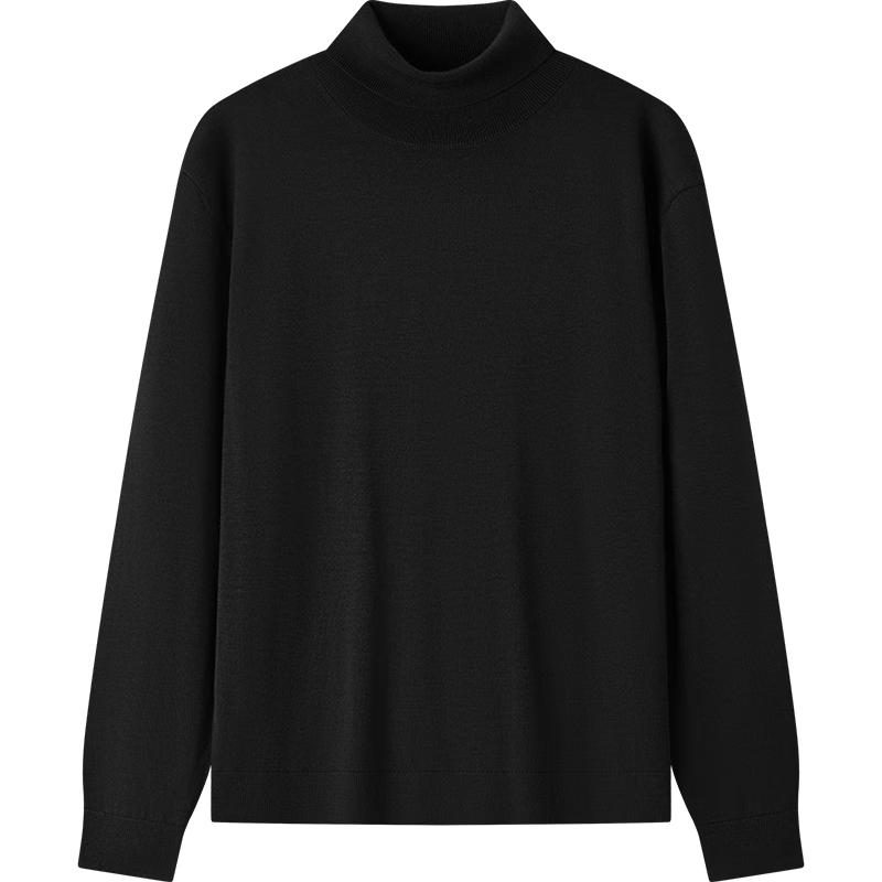 

Мужской пуловер с высоким воротником из мериносовой шерсти Semir L