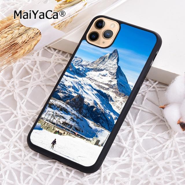 Zermatt Matterhorn Swiss Mountain Phone Case For iPhone 17 Air 16 pro max 15 14 plus 12 13 Shell Cover coque