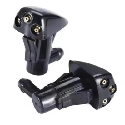 Car Dual Holes Windshield Washer Nozzle Wiper Water Spra Car Windshield Wiper Washer for Spray Nozzle Fits 2Pcs Most Car Models