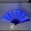 Colorful Hand Luminous Folding Fan Folding Dancing Light Fan Party Decoration Play Fan