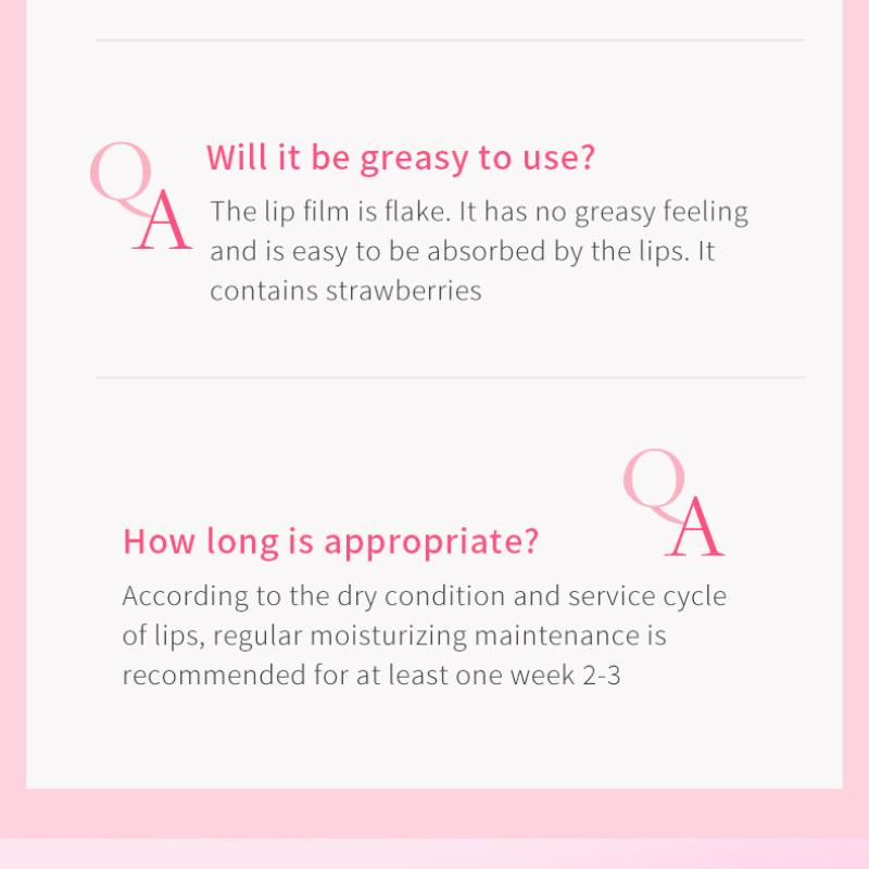 Mascarilla Labial 8g SADOER Colágeno Planta Mascarilla Labial Desvanecimiento Patrón Labial Pack