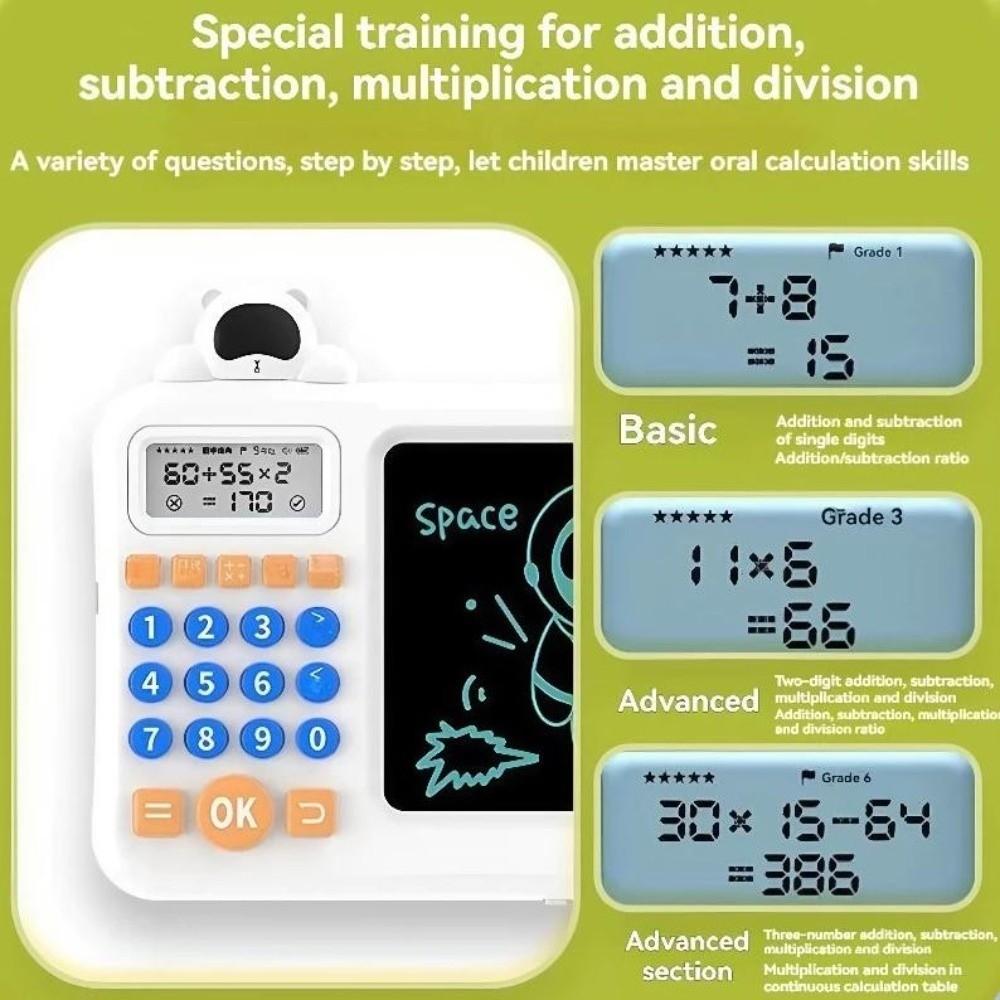 Learning Machine Math Game LCD Writing Board Drawing Toy Writing Tablet Calculator  Stationery