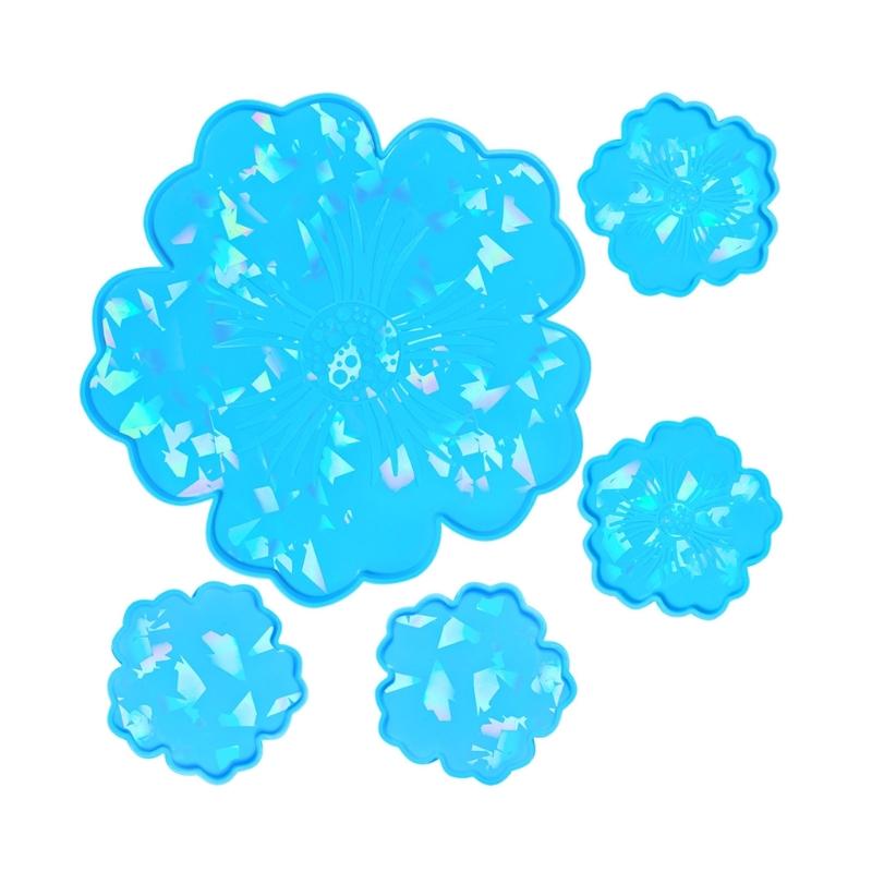 Harz-Untersetzer-Silikonformen, langlebige Silikon-Untersetzer-Formen für Harzguss, Tassenmatte, Epoxidharz-Form, Kunsthandwerk, Dekoration