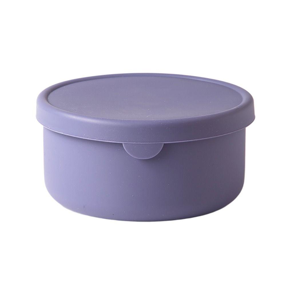 Reusable Lunch Boxes Lids Silicone Bowl Eco-friendly Freezer Molds  Kids