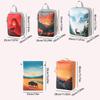 5pcs Tropical Printed Compressed Lightweight Travel Clothing Storage Bag Suit, Space-saving Travel Necessities Accessories