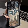 Personalized retro desert for iPhone15Pro mobile phone case 14plus Apple 13 Pro creative 12 soft x/xs