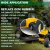734-04155 Zestaw Kółek Podparcia Kosiarki 2 szt. 5" Kółka Regulacyjne Deku Zamiennik dla Cub Cadet 734-04155 Zamiennik dla Toro 112-0677 72-025 210-275 ze Śrubami