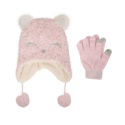Mountain Warehouse Childrens/Kids Cozy Trapper Hat And Gloves Set